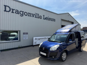 2013 Fiat Doblo Micro Camper Van 2 Berth Pro Conversion in Blue — image 3