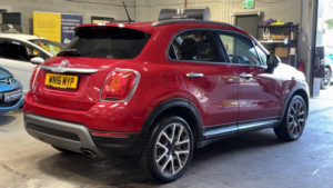 2016 Fiat 500x 1.6 500x Off-Road Look 1.6 Multijet 120hp Cross Plus Red 5dr Satnav+leather+lowtax in Red — image 6