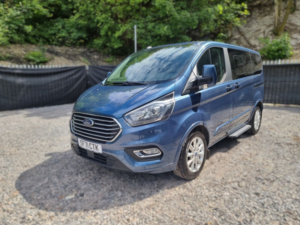2021 Ford Tourneo Custom Driver Transfer Wheelchair Accessible Disabled Access Vehicle in Blue — image 5