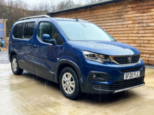 2020 Peugeot Rifter L2 Lwb 5 SEAT Auto Wheelchair Accessible Disabled Access Vehicle Wav in Blue — image 3
