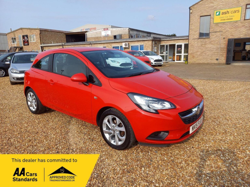 2015 Vauxhall Corsa 1.2i Excite Euro 6 3dr (a/c) in Red — image 1