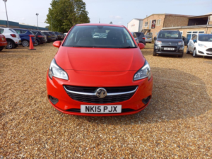 2015 Vauxhall Corsa 1.2i Excite Euro 6 3dr (a/c) in Red — image 2