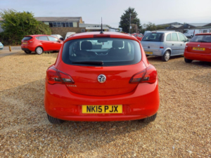 2015 Vauxhall Corsa 1.2i Excite Euro 6 3dr (a/c) in Red — image 6
