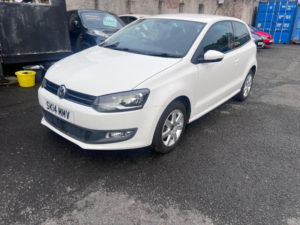 2014 Volkswagen Polo 1.2 Match Edition Euro 5 3dr in White — image 5