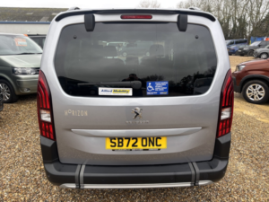 2023 Peugeot Rifter Wav Wheelchair Accessible Vehicle 1.5 in Grey — image 4