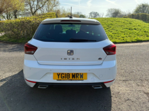 2018 SEAT Ibiza 1.0 Tsi Fr Hatchback 5dr Petrol Manual Euro 6 (s/s) (115 Ps) in White/black — image 6