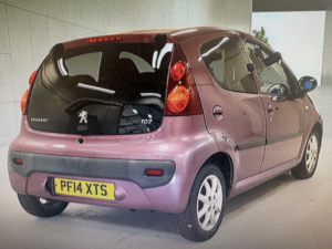2014 Peugeot 107 1.0 12v Allure in Purple — image 4