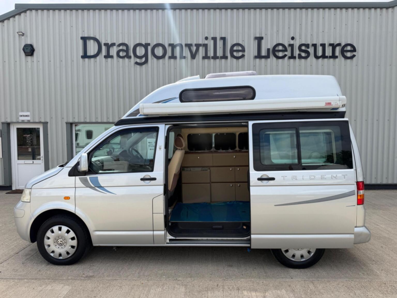 2005 Volkswagen T5 Campervan Autosleeper Trident 2.5tdi 4 Berth Only 36k Miles in Silver — image 1