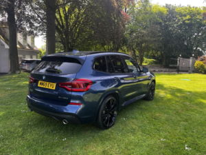 2019 BMW X3 2.0 X3 Xdrive Black Edition 20d M Sport,sat Nav,heated Seats,21s,fsh in Blue — image 4