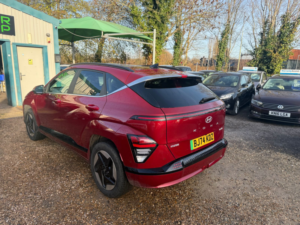 2024 Hyundai Kona 65.4kwh Ultimate SUV 5dr Electric Auto (218 Ps) in Red — image 3
