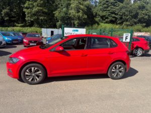 2019 Volkswagen Polo 1.0 Evo Se Hatchback 5dr Petrol Manual Euro 6 (s/s) (80 Ps) in Red — image 3