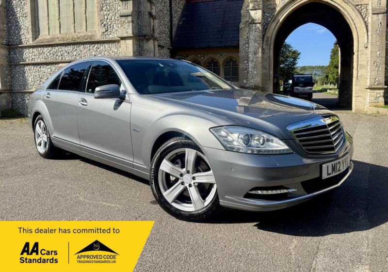 2012 Mercedes-Benz S Class 3.0 S350l V6 Bluetec G-Tronic+ Euro 6 (s/s) 4dr in Silver — image 1