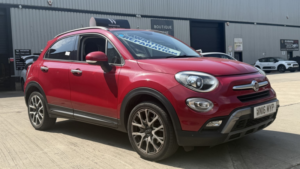 2016 Fiat 500x 1.6 500x Off-Road Look 1.6 Multijet 120hp Cross Plus Red 5dr Satnav+leather+lowtax in Red — image 3