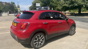 2016 Fiat 500x 1.6 500x Off-Road Look 1.6 Multijet 120hp Cross Plus Red 5dr Satnav+leather+lowtax in Red — image 4