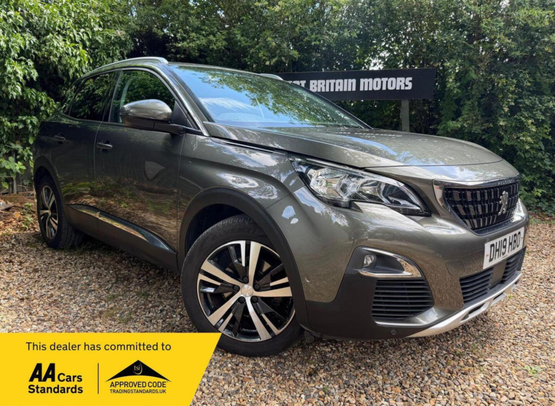 2019 Peugeot 3008 1.2 Puretech Allure Eat Euro 6 (s/s) 5dr in Grey — image 1