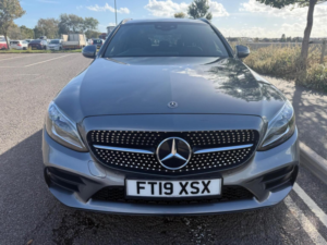 2019 Mercedes-Benz C Class 2.0 C220d Amg Line (premium) G-Tronic+ 4matic Euro 6 (s/s) 5dr in Grey — image 3
