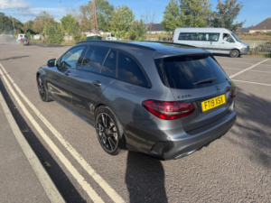 2019 Mercedes-Benz C Class 2.0 C220d Amg Line (premium) G-Tronic+ 4matic Euro 6 (s/s) 5dr in Grey — image 5