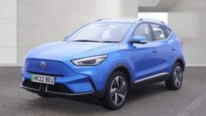 2022 MG MG Zs 51.1kwh Trophy Auto 5dr in Blue — image 3