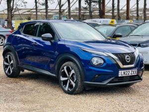 2022 Nissan Juke 1.0 Dig-T Tekna Dct Auto Euro 6 (s/s) 5dr in Blue — image 4