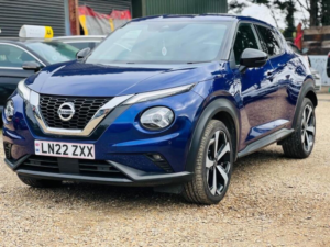 2022 Nissan Juke 1.0 Dig-T Tekna Dct Auto Euro 6 (s/s) 5dr in Blue — image 5