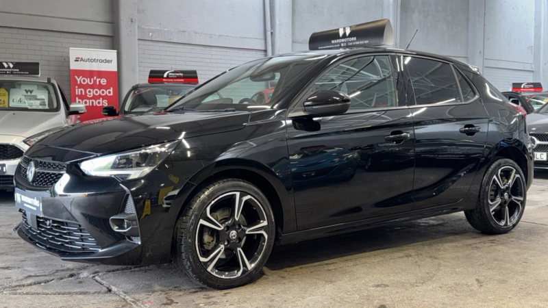 2022 Vauxhall Corsa 1.2 Corsa Sri Edition 1.2 100ps Black 5dr 1 Owner+belt Done+cruise in Black — image 1