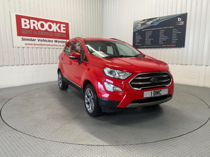 2018 Ford Ecosport 1.0t Ecoboost Titanium Euro 6 (s/s) 5dr in Red — image 1