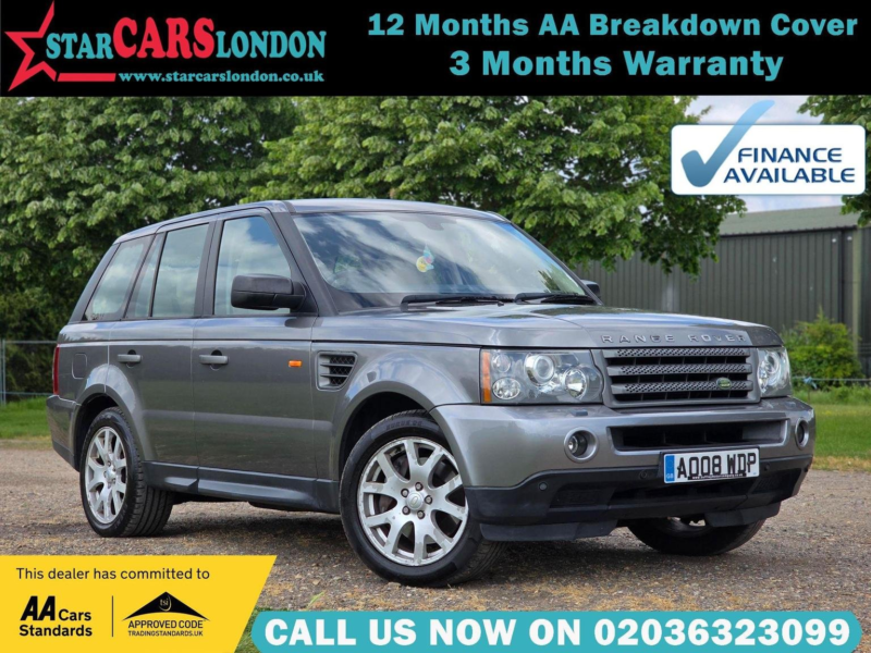 2008 Land Rover Range Rover Sport 2.7 Td V6 Hse Station Wagon 5dr in Grey — image 1