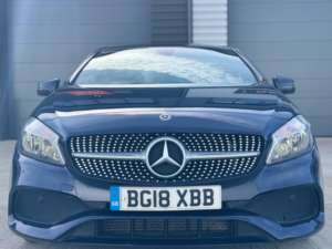 2018 Mercedes-Benz A Class 1.5 A180d Amg Line 7g-Dct Euro 6 (s/s) 5dr in Blue — image 2
