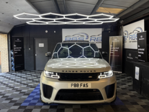 2019 Land Rover Range Rover Sport 5.0 P575 V8 Svr in Silver — image 2