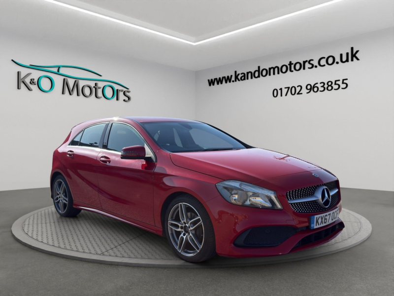 2017 Mercedes-Benz A Class 1.6 A160 Amg Line Euro 6 (s/s) 5dr in Red — image 1