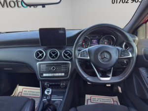 2017 Mercedes-Benz A Class 1.6 A160 Amg Line Euro 6 (s/s) 5dr in Red — image 2