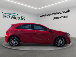 2017 Mercedes-Benz A Class 1.6 A160 Amg Line Euro 6 (s/s) 5dr in Red — image 3