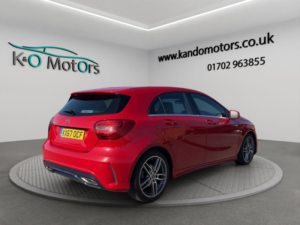 2017 Mercedes-Benz A Class 1.6 A160 Amg Line Euro 6 (s/s) 5dr in Red — image 4