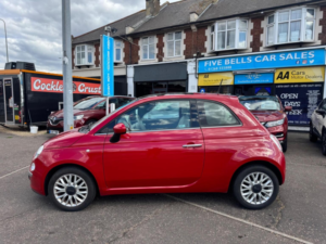 2014 Fiat 500 1.2 Lounge Euro 6 (s/s) 3dr in Red — image 2