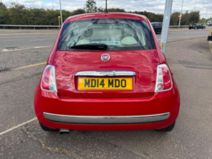 2014 Fiat 500 1.2 Lounge Euro 6 (s/s) 3dr in Red — image 3