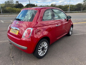 2014 Fiat 500 1.2 Lounge Euro 6 (s/s) 3dr in Red — image 4