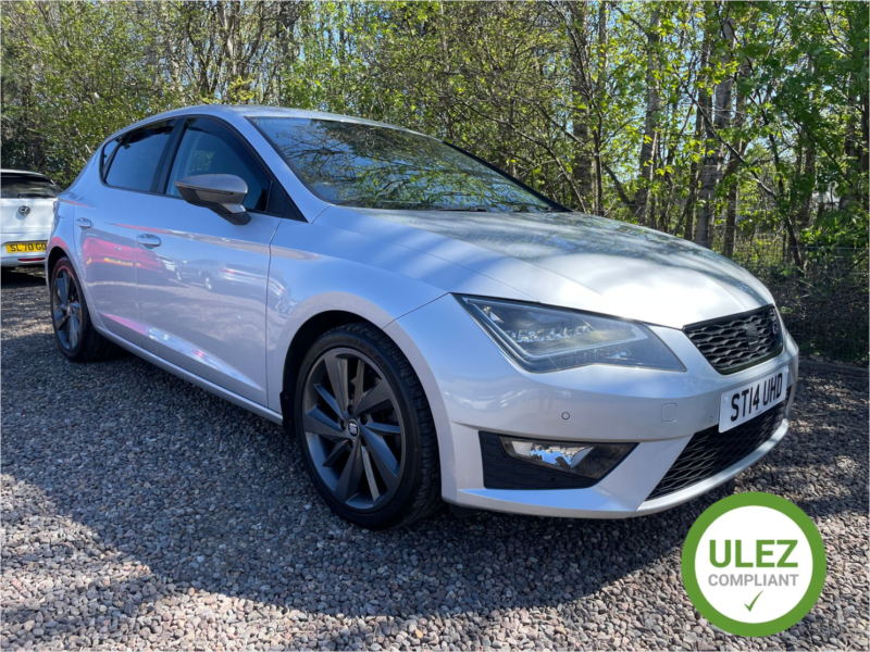 2014 SEAT Leon 2.0 Tdi Cr Fr DSG Euro 5 (s/s) 5dr in Silver — image 1