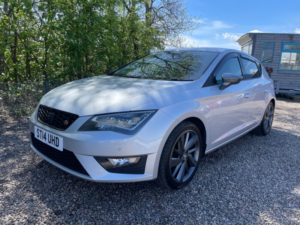2014 SEAT Leon 2.0 Tdi Cr Fr DSG Euro 5 (s/s) 5dr in Silver — image 2