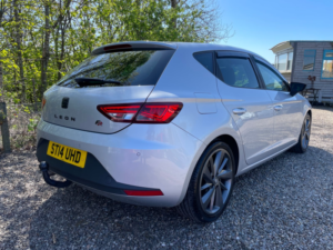 2014 SEAT Leon 2.0 Tdi Cr Fr DSG Euro 5 (s/s) 5dr in Silver — image 3