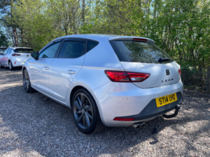 2014 SEAT Leon 2.0 Tdi Cr Fr DSG Euro 5 (s/s) 5dr in Silver — image 4
