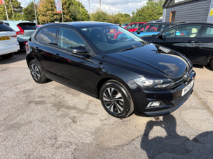 2021 Volkswagen Polo 1.0 Tsi Match Hatchback 5dr Petrol Manual Euro 6 (s/s) (95 Ps) in Black — image 3