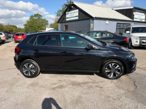 2021 Volkswagen Polo 1.0 Tsi Match Hatchback 5dr Petrol Manual Euro 6 (s/s) (95 Ps) in Black — image 4