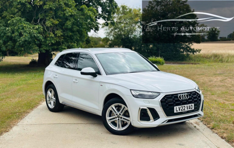 2022 Audi Q5 2.0 Tdi 40 S Line S Tronic Quattro Euro 6 (s/s) 5dr in White — image 1