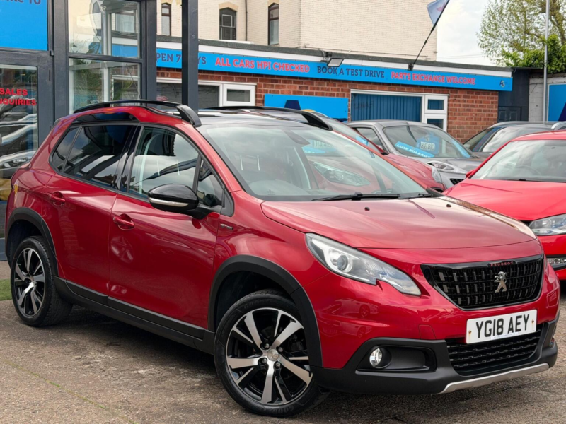 2018 Peugeot 2008 1.6 Bluehdi Gt Line Euro 6 5dr in Red — image 1