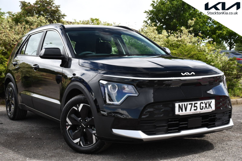 2025 Kia Niro 64.8kwh 2 SUV 5dr Electric Auto (201 Bhp) in Black — image 1
