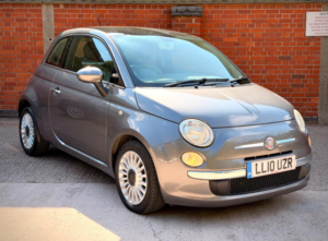 2010 Fiat 500 1.2 Lounge Dualogic Euro 4 3dr in Grey — image 2