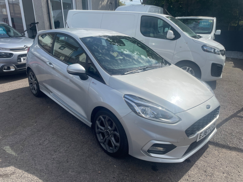 2017 Ford Fiesta 1.0t Ecoboost St-Line Hatchback 3dr Petrol Manual Euro 6 (s/s) (100 Ps) in Silver — image 1