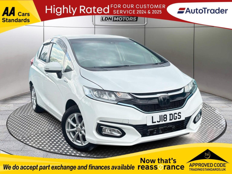 2018 Honda Jazz 1.5 I-Vtec Sport CVT Euro 6 (s/s) 5dr in White — image 1