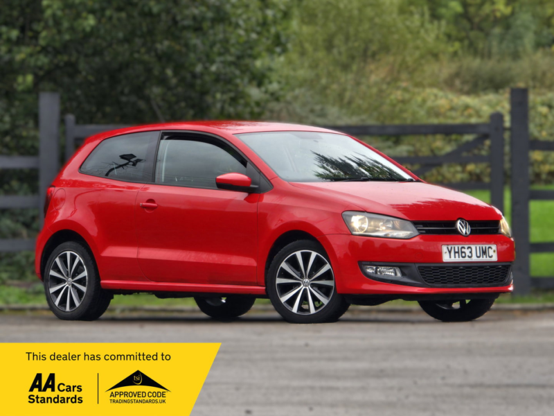 2013 Volkswagen Polo 1.2 Match Edition Hatchback 3dr Petrol Manual Euro 5 (60 Ps) in Red — image 1