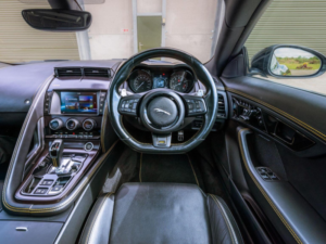 2017 Jaguar F-Type 3.0 V6 400 Sport Auto AWD Euro 6 (s/s) 2dr in Black — image 2